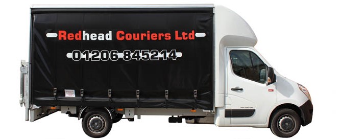Luton Curtainside Tailift Van - Send Big Parcels in the UK - Redhead Couriers