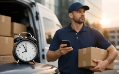 Timed Delivery Courier When Timing Cannot Move