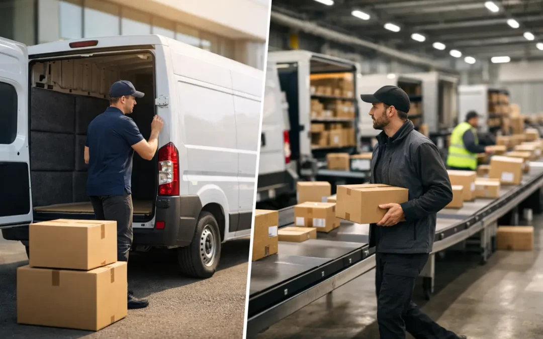 Dedicated Vehicle vs Parcel Network Compared