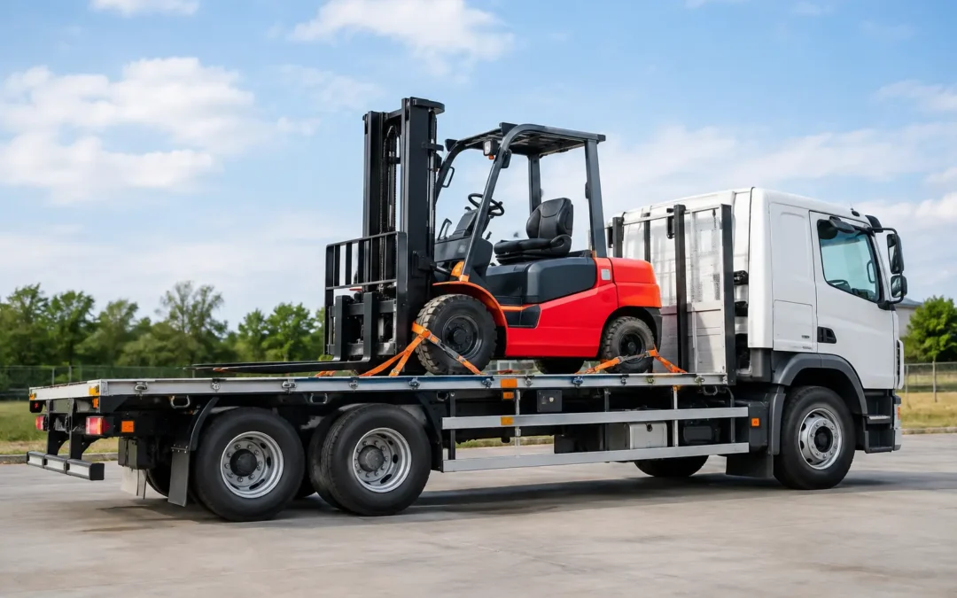 Lorry Mounted Forklift Delivery Without Delays